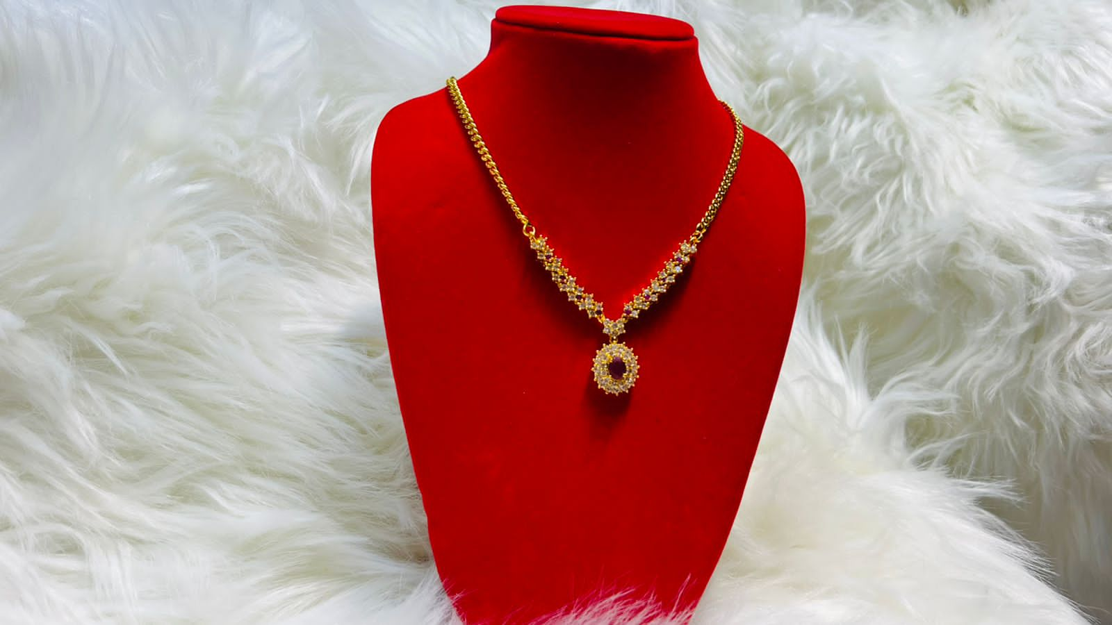 Heavy Stone Sikri Design Mangalsutra - Tailor Shop Dubai